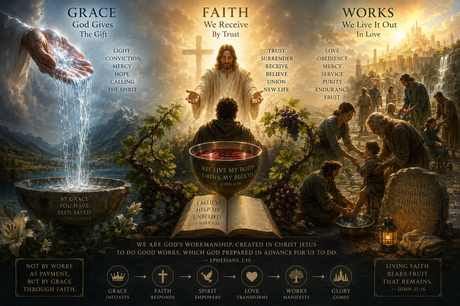 Faith, Works, and Grace: Living Salvation
