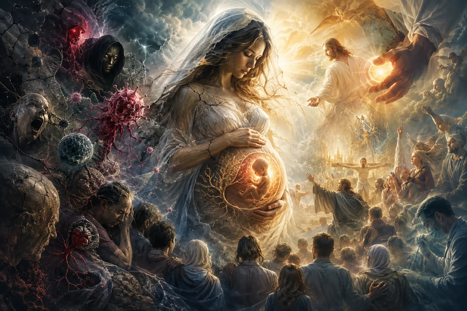 Cancer's Metaphysical Origin: God's Sick Daughter