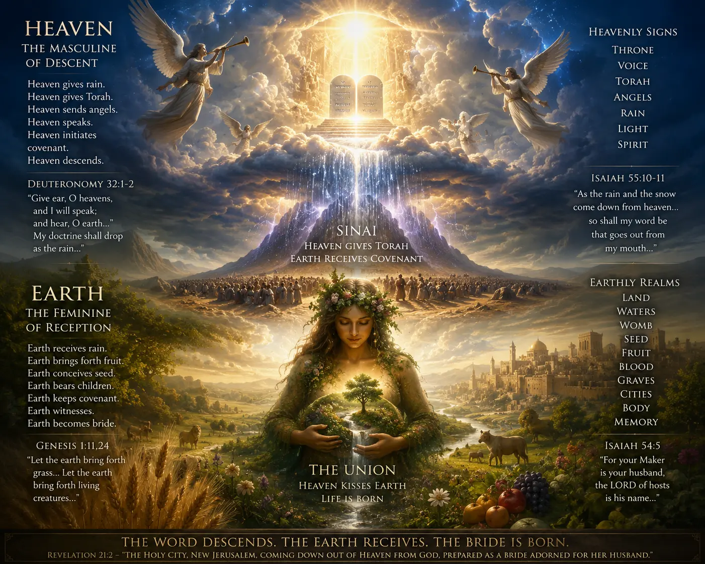Heaven as Male, Earth as Female: A Biblical Imagery