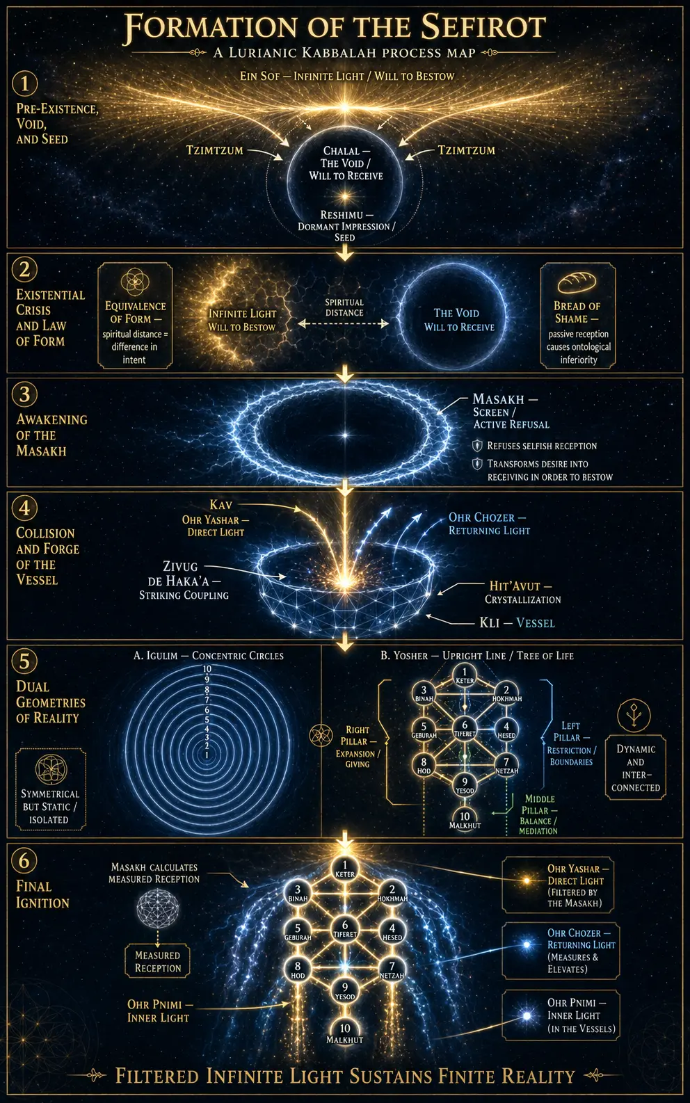 How God Created Everything: The Formation of the Ten Sefirot