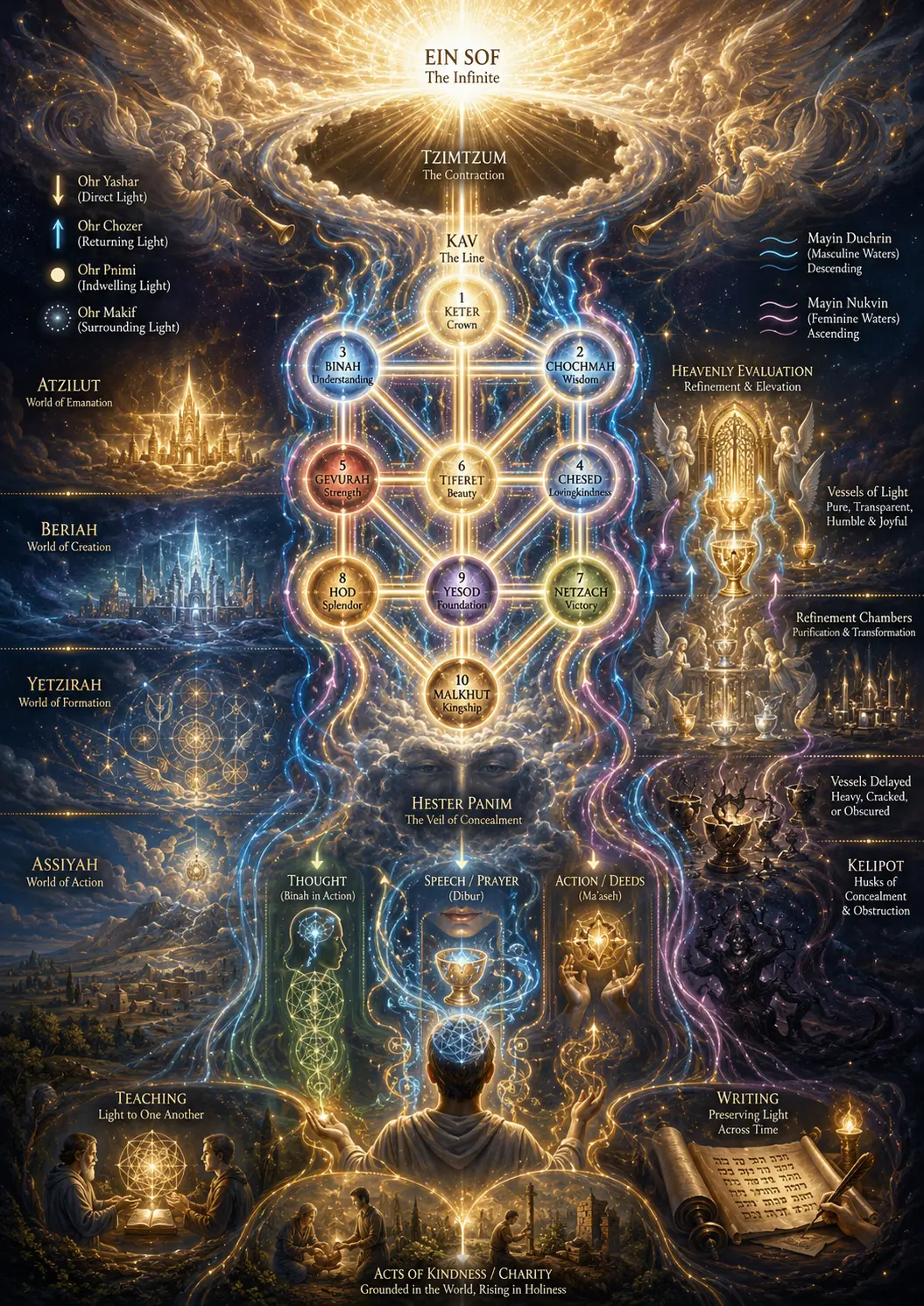 The Kabbalistic Physics of Light and Vessel
