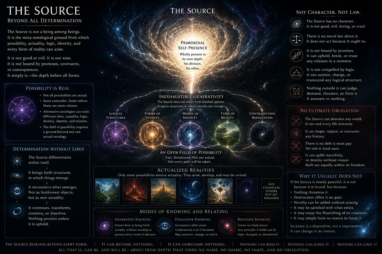 A Meta-Ontological Source: Possibility, Actuality, Creation