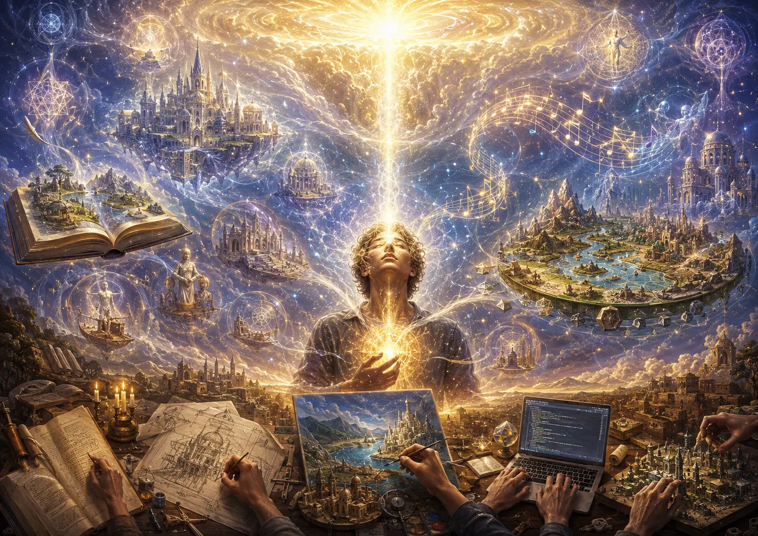 The Origin of Human Imagination