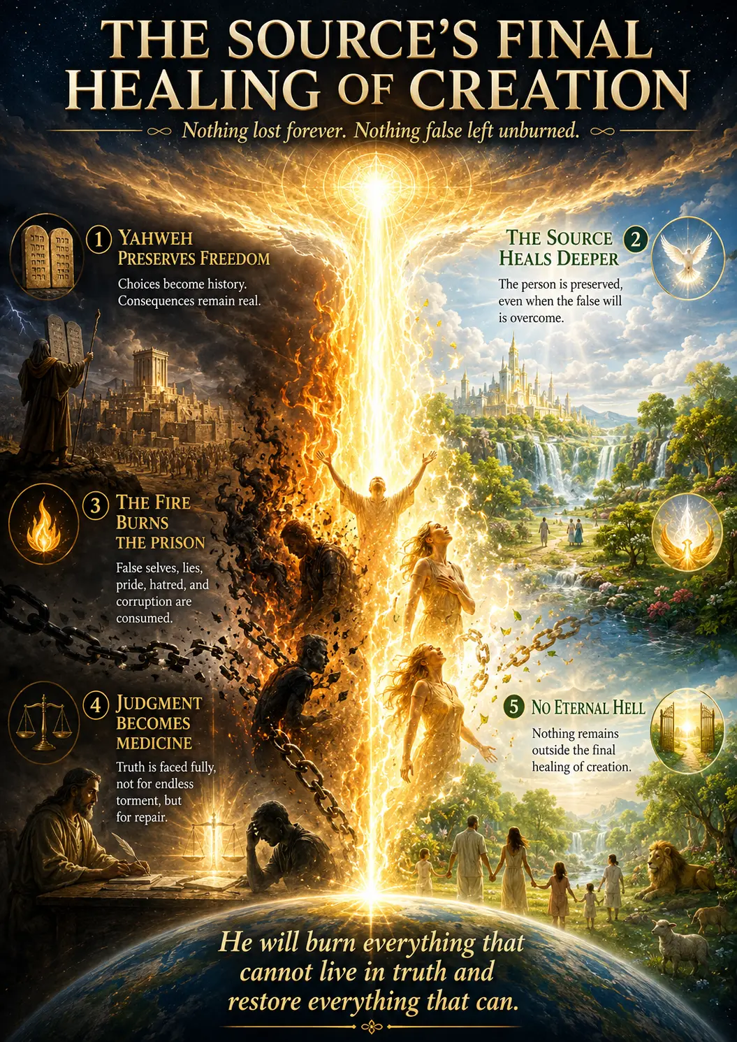 The Source’s Final Healing of Creation
